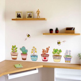 Different Plants Wall Sticker